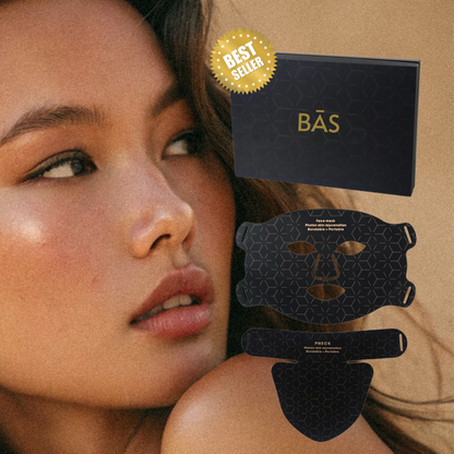 #1 Selling LED Face & Neck Light Therapy Mask Kit | White