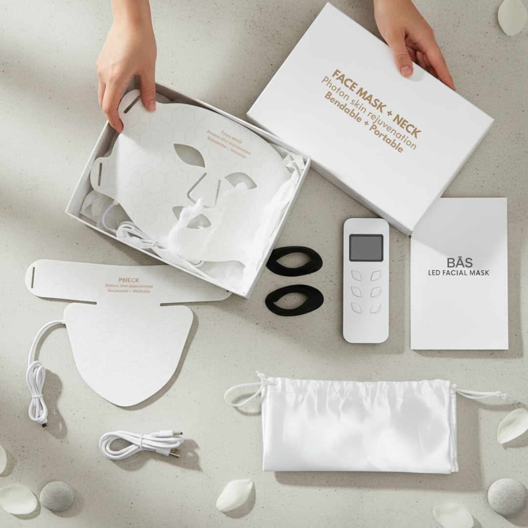 #1 Selling LED Face & Neck Light Therapy Mask Bundle